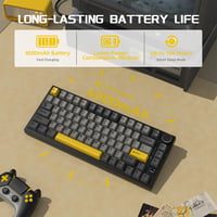 YINDIAO AK820PRO Mechanikus Billentyűzet TFT Kijelzővel, Vezeték Nélküli 2.4G/BT5.1, Szürke 7
