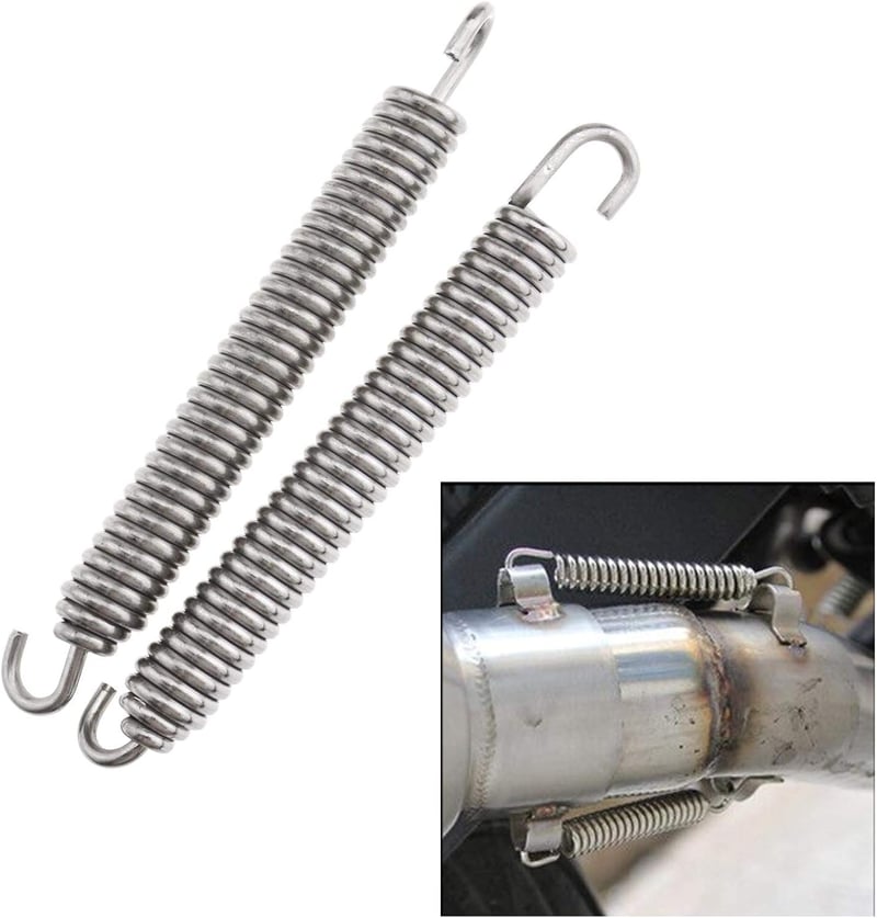 YINETTECH Rozsdamentes Acél Motorkerékpár Kipufogórugó 4 db 70 mm - Tágulási Kamra és Hangtompító Csatlakozáshoz

AI: I've created a Hungari