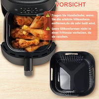 YINGRACE 20 cm szilikon forma légfriteusz XL 2 db Philips Cosori kompatibilis 7