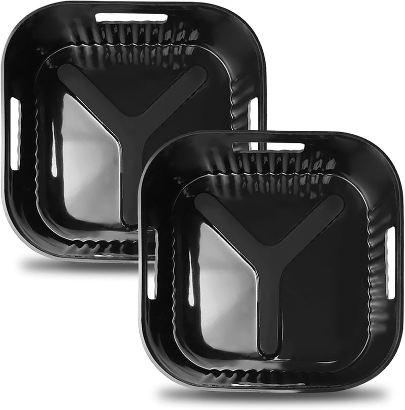 YINGRACE 20 cm szilikon forma légfriteusz XL 2 db Philips Cosori kompatibilis