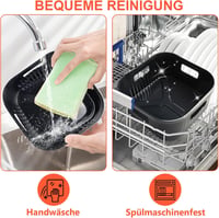 YINGRACE 20 cm szilikon forma légfriteusz XL 2 db Philips Cosori kompatibilis 6