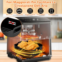 YINGRACE szilikon légsütő tálca COSORI/Russell Hobbs készülékekhez – 23 cm, 2 db 4
