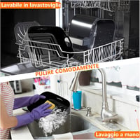 YINGRACE szilikon légsütő tálca COSORI/Russell Hobbs készülékekhez – 23 cm, 2 db 6