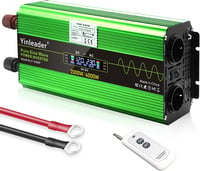 Yinleader 2000W/4000W Inverter 12V-230V Tiszta szinusz áramváltó USB portokkal 1