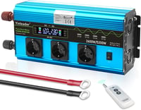 Yinleader 2600W/5200W Inverter 12V 230V Tiszta Szinusz Hullám Távirányítóval 1
