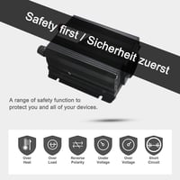 Yinleader 400 W inverter 12 V/230 V, 2 USB porttal 5