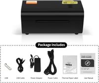 Yinleader 4x6 Bluetooth Termal Címkenyomtató DHL, Amazon, FedEx, UPS Kompatibilis 6