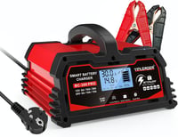 Yinleader BC-300 Pro akkumulátortöltő autókhoz 30A 12V/24V teljesen automata LCD kijelzővel, csepptöltő 1