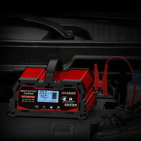 Yinleader BC-300 Pro akkumulátortöltő autókhoz 30A 12V/24V teljesen automata LCD kijelzővel, csepptöltő 6