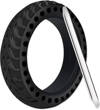 YINUOHUA 8,5" Tömör Gumi Kerék Xiaomi M365 Pro 2 Elektromos Rollerhez Szerelőszerszámmal - Black - 1 piece 1