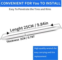 YINUOHUA 8,5" Tömör Gumi Kerék Xiaomi M365 Pro 2 Elektromos Rollerhez Szerelőszerszámmal - Black - 1 piece 8