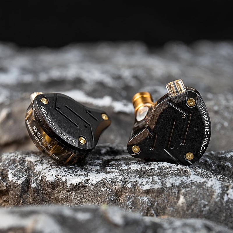 Yinyoo KZ ZS10 Pro Fülhallgató - 4BA+1DD Hibrid Technológia, Vezetékes IEM Monitor, 3,5 mm Jack, 2-Pin Csatlakozó, Játékosoknak és Zenészekn