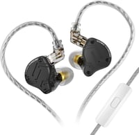 Yinyoo KZ ZS10 PRO X Vezetékes Fülhallgató - 4BA+1DD Meghajtó, Leválasztható 0.75mm Kábel, Zajszigetelés, Mikrofonos Fekete In-Ear Monitor F 1