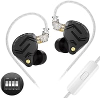 Yinyoo KZ ZS12 PRO X Vezetékes Fülhallgató Mikrofonnal - 1DD+5BA Hybrid Technológia, 4 Hangolási Opció, Fém Ház, Mély Basszus, Játékhoz 1
