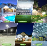YIQIBRO 300W LED reflektor IP67 vízálló 30000 lm hideg fehér kültéri spotlámpa 7