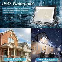 YIQIBRO 300W LED reflektor IP67 vízálló 30000 lm hideg fehér kültéri spotlámpa 2