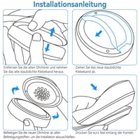 Náhradné náušníky YISH pre slúchadlá Bose QuietComfort 35 QC35 QC35 II QC45 AE2 AE2i AE2w – vankúšiky z proteínovej kože a pamäťovej peny, priemer 56 mm 7