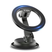 Suport Auto Magnetic pentru Telefon YISH cu 34 Magneți N52, Suport Rotativ 360° pentru Smartphone, compatibil cu iPhone 17 16 15 14 13 12 și toate tipurile de smartphone-uri 1