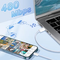 Încărcător rapid YISH USB-C 25W - Adaptor de rețea PD 3.0 cu cablu USB-C de 1 m (60W) 8