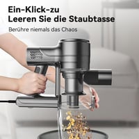 YISORA 6 az 1-ben Porszívó 23 Kpa Erős Szívóerő 600W Motor Vezetékes 6