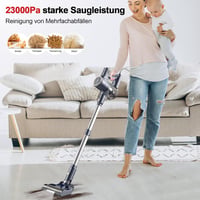 YISORA 6 az 1-ben Porszívó 23 Kpa Erős Szívóerő 600W Motor Vezetékes 2
