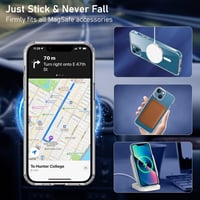 YisrLery 5 v 1 MagSafe kryt pre iPhone 13 – priehľadný, s 2 ks sklenených fólií a 2 ks chráničov fotoaparátu 3
