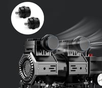 Yitobici Kompresszor Hangtompító Szűrő Szett - 3/8" (16mm) Fém Légszűrő Légkompresszorhoz - Zajcsökkentő Levegőszűrő Menetes Csatlakozással  3