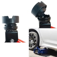 YIXISI Gumová podložka pod zdvihák 2 ks, univerzálny chránič rámu so zárezom, priemer 65 mm, pre automobilové zdviháky 6