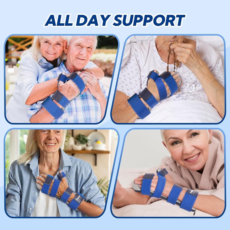 YiYame Éjszakai Csuklótámasz Karpális Alagút Szindróma Tendinitis Artritisz Ujjmerevítő M