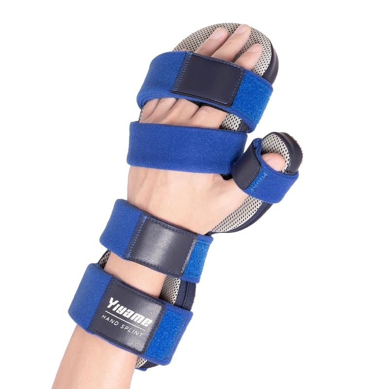 YiYame Éjszakai Csuklótámasz Karpális Alagút Szindróma Tendinitis Artritisz Ujjmerevítő M