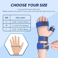 YiYame Éjszakai Csuklótámasz Karpális Alagút Szindróma Tendinitis Artritisz Ujjmerevítő M 6