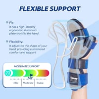 YiYame Éjszakai Csuklótámasz Karpális Alagút Szindróma Tendinitis Artritisz Ujjmerevítő M 3
