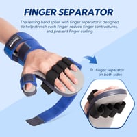 YiYame Éjszakai Csuklótámasz Karpális Alagút Szindróma Tendinitis Artritisz Ujjmerevítő M 4