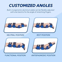 YiYame Éjszakai Csuklótámasz Karpális Alagút Szindróma Tendinitis Artritisz Ujjmerevítő M 8