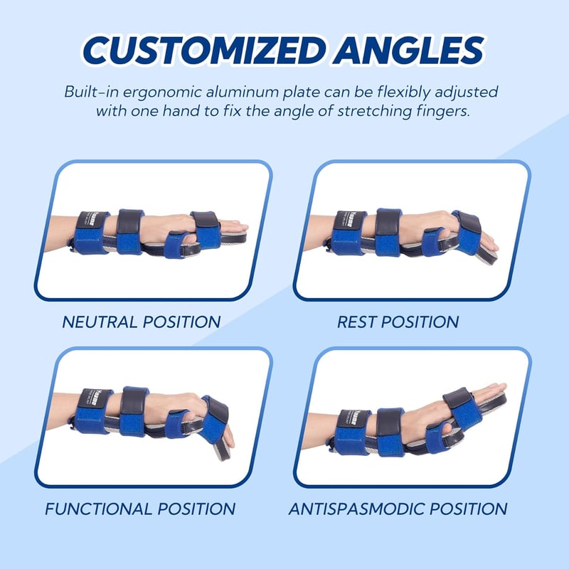 YiYame Éjszakai Csuklótámasz Karpális Alagút Szindróma Tendinitis Artritisz Ujjmerevítő M
