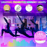 Yizemay LED Csillagos Égbolt Projektor - RGB Aurora Északi Fény Vetítő, Galaxis Éjszakai Fény, Gyerekszoba Dekoráció, Színváltós Hangulatvil 4