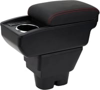 YJYWZH Peugeot 207 Középkonzol Tárolódoboz USB Csatlakozással Bőr Kartámasz 1