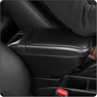 YJYWZH Seat Ibiza 6J (2008-2016) középkonzol könyöklő tárolódobozzal - fekete 3