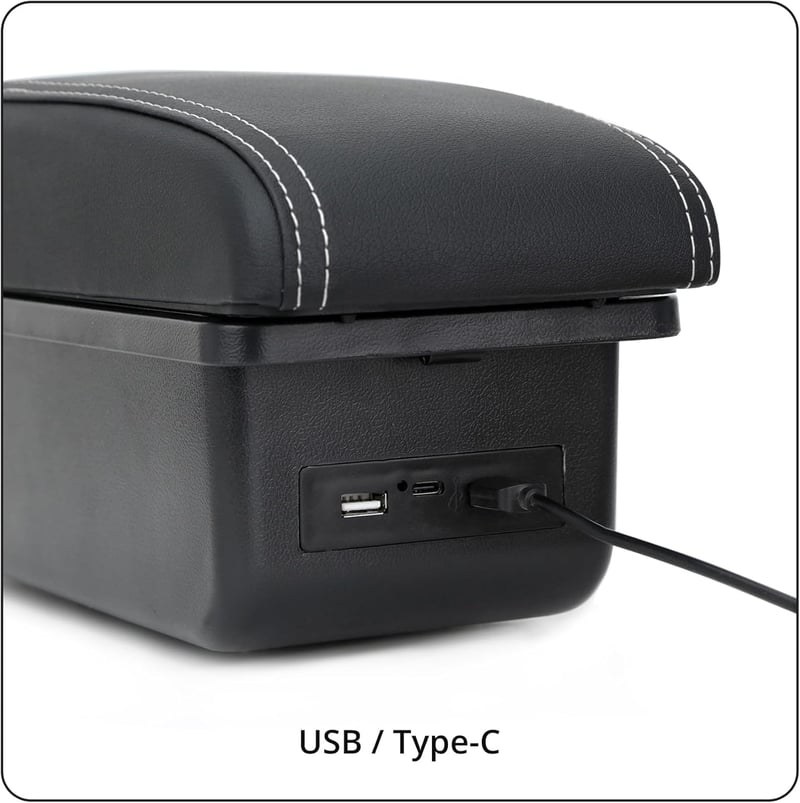 YJYWZH Vauxhall Astra J középkonzol kartámasz USB töltővel 2009-2015
