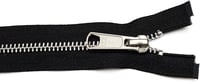 YKK Nyitott Végű Fém Ezüst Cipzár 22 inch No5 Szélesség 3