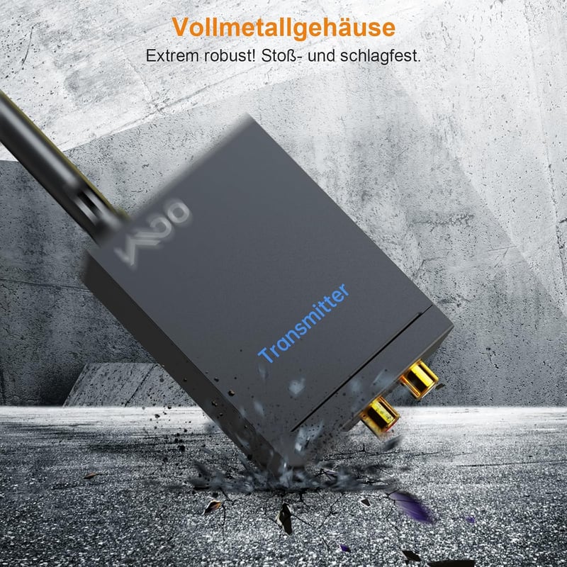 YMOO 3 az 1-ben Bluetooth adó-vevő, 20ms késleltetés, 320 méter hatótáv, TV/hangszóró/PC