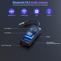 YMOO Bluetooth Adapter TV Fejhallgatóhoz, 3.5mm Jack Adó-Vevő Alacsony Késleltetéssel 2