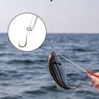 Ymxil 2 db horgász horogkiszedő készülék, rozsdamentes acél mélykúpos, 17 cm alumínium markolattal, hordozható horgász kiegészítő 4