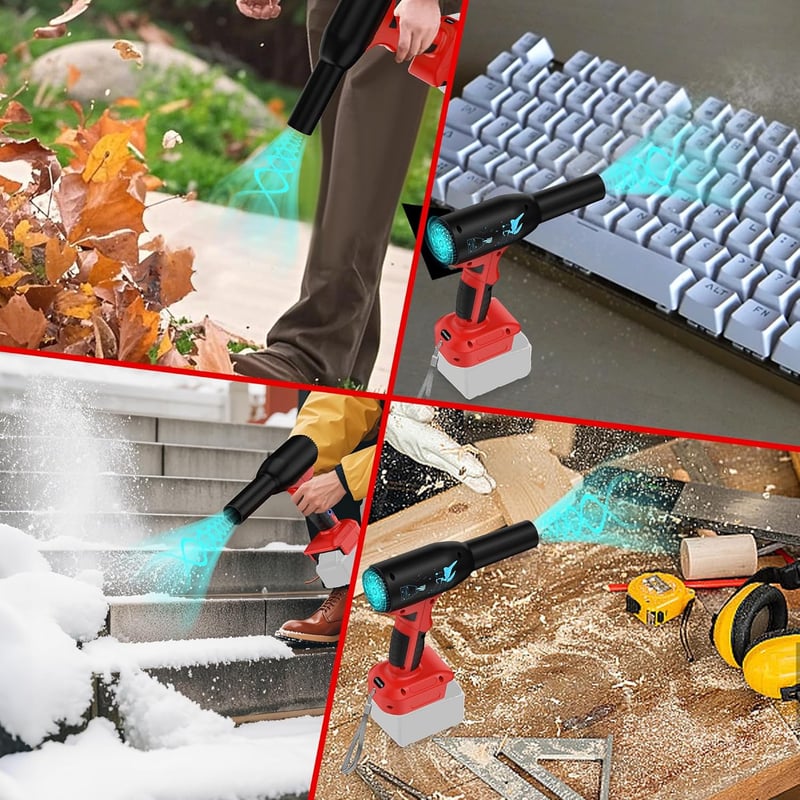 YNDZ Sűrített Levegő Fúvó Milwaukee M18 Akkumulátor Kompatibilis 400g Teljesítmény
