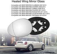 Ynzeyx Fűthető Tükör Üveg BMW Mini R55 R56 R57 R58 R59 R60 R61 Bal Oldali 4