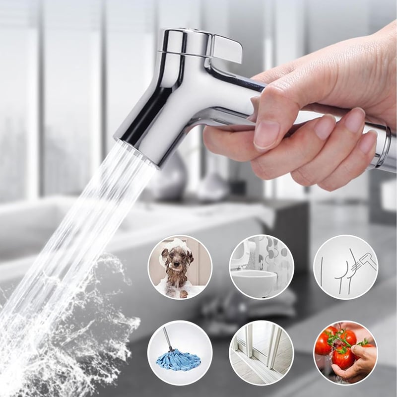 Yoaeyok ABS Bidet Zuhanyfej Állítható Spray Toalett Fürdőszoba Zuhanyzó