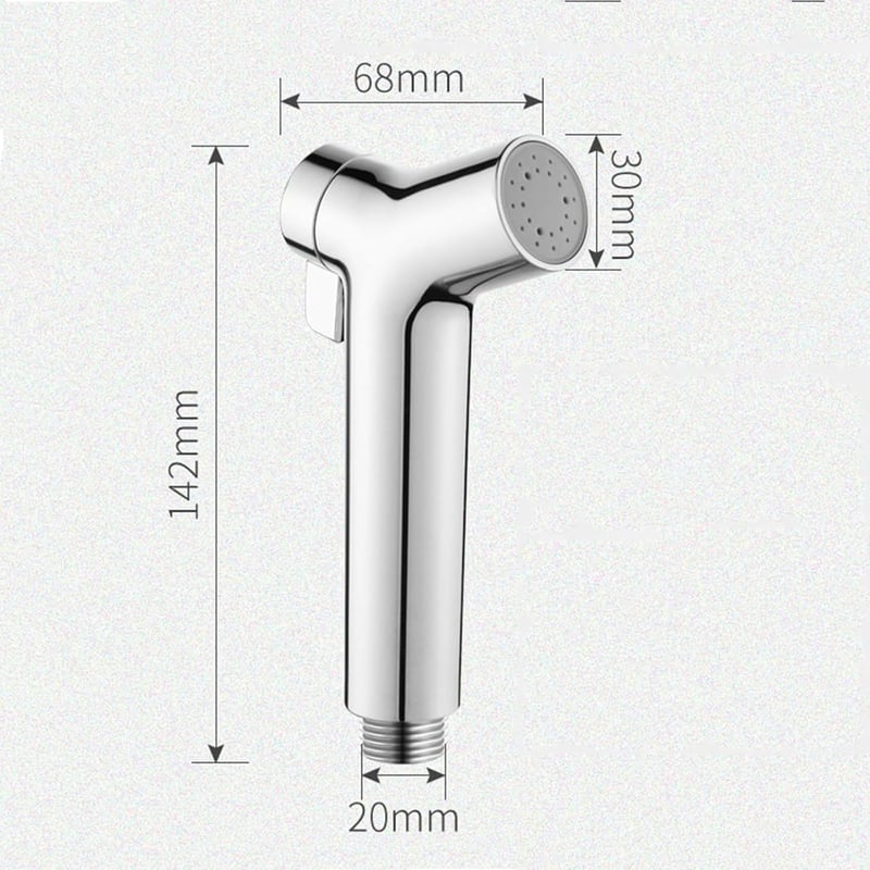 Yoaeyok ABS Bidet Zuhanyfej Állítható Spray Toalett Fürdőszoba Zuhanyzó