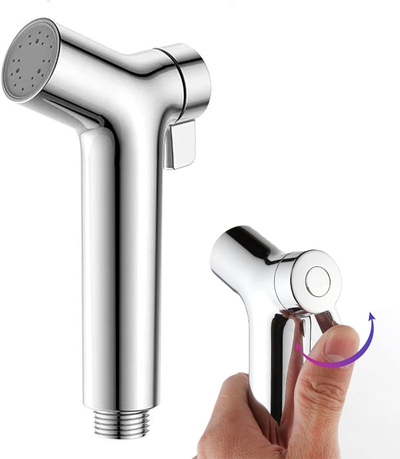 Yoaeyok ABS Bidet Zuhanyfej Állítható Spray Toalett Fürdőszoba Zuhanyzó