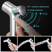 Yoaeyok ABS Bidet Zuhanyfej Állítható Spray Toalett Fürdőszoba Zuhanyzó 5