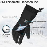 Yobenki 3M Thinsulate Téli Síkesztyű Snowboard Touchscreen -34°C M méret 6